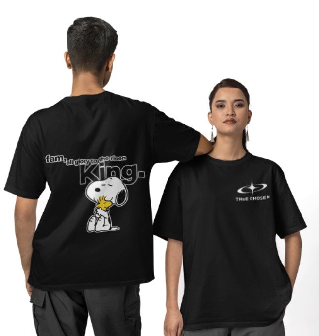 Fam, all glory to the risen KING - Oversized Tee