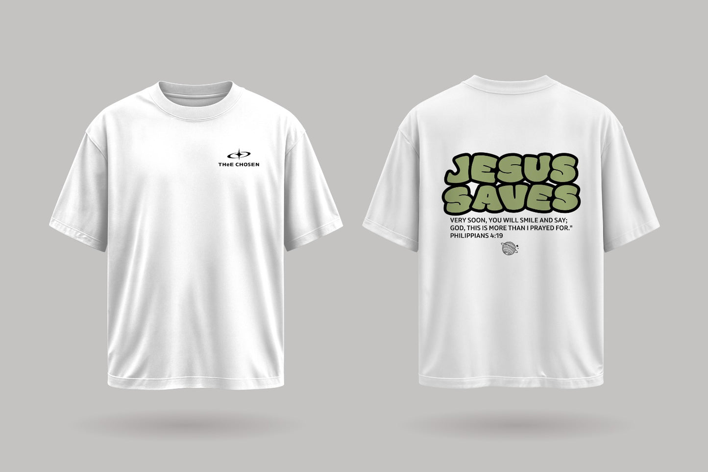 Jesus Saves - Oversized Tee