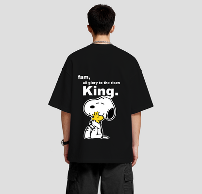 Fam, all glory to the risen KING - Oversized Tee