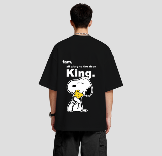 Fam, all glory to the risen KING - Oversized Tee