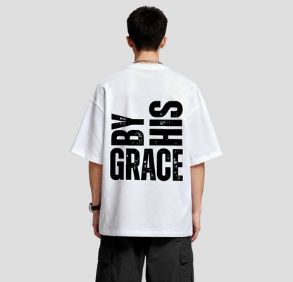 By His Grace - Oversized  Tee