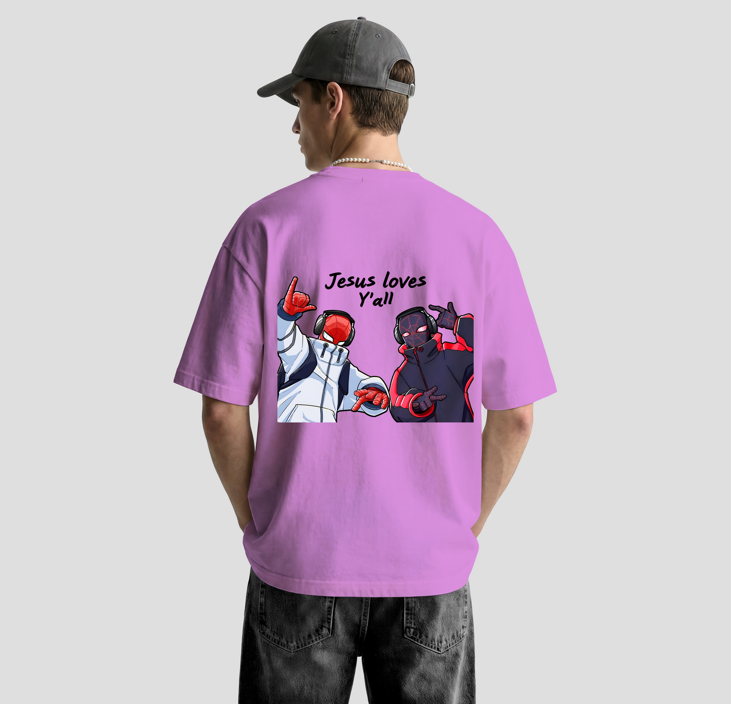 Jesus Loves Y'all – Oversized Tee