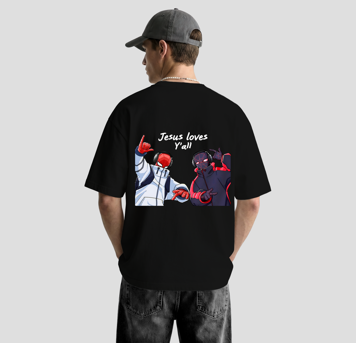 Jesus Loves Y'all – Oversized Tee