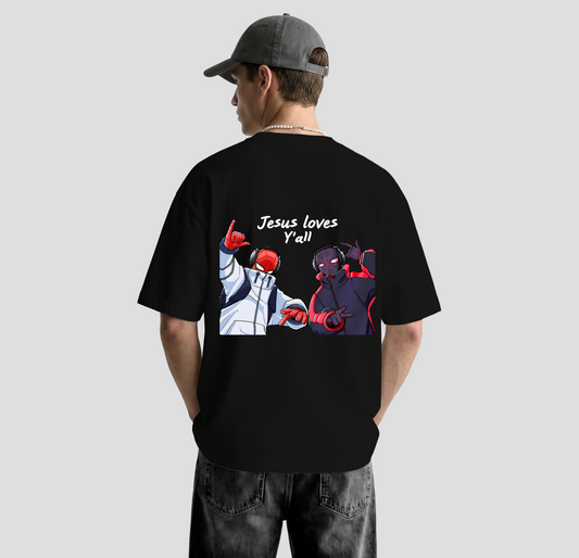 Jesus Loves Y'all – Oversized Tee