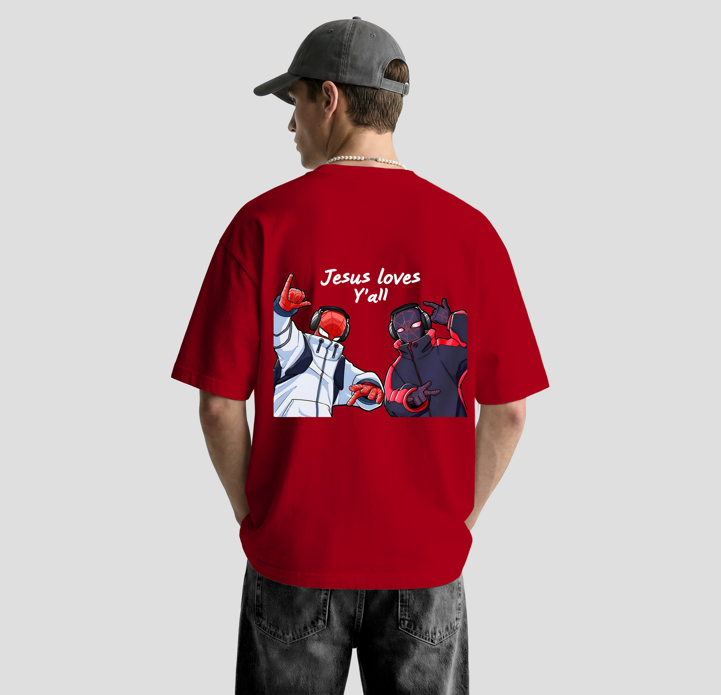 Jesus Loves Y'all – Oversized Tee