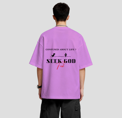 Seek God First - Oversized  Tee