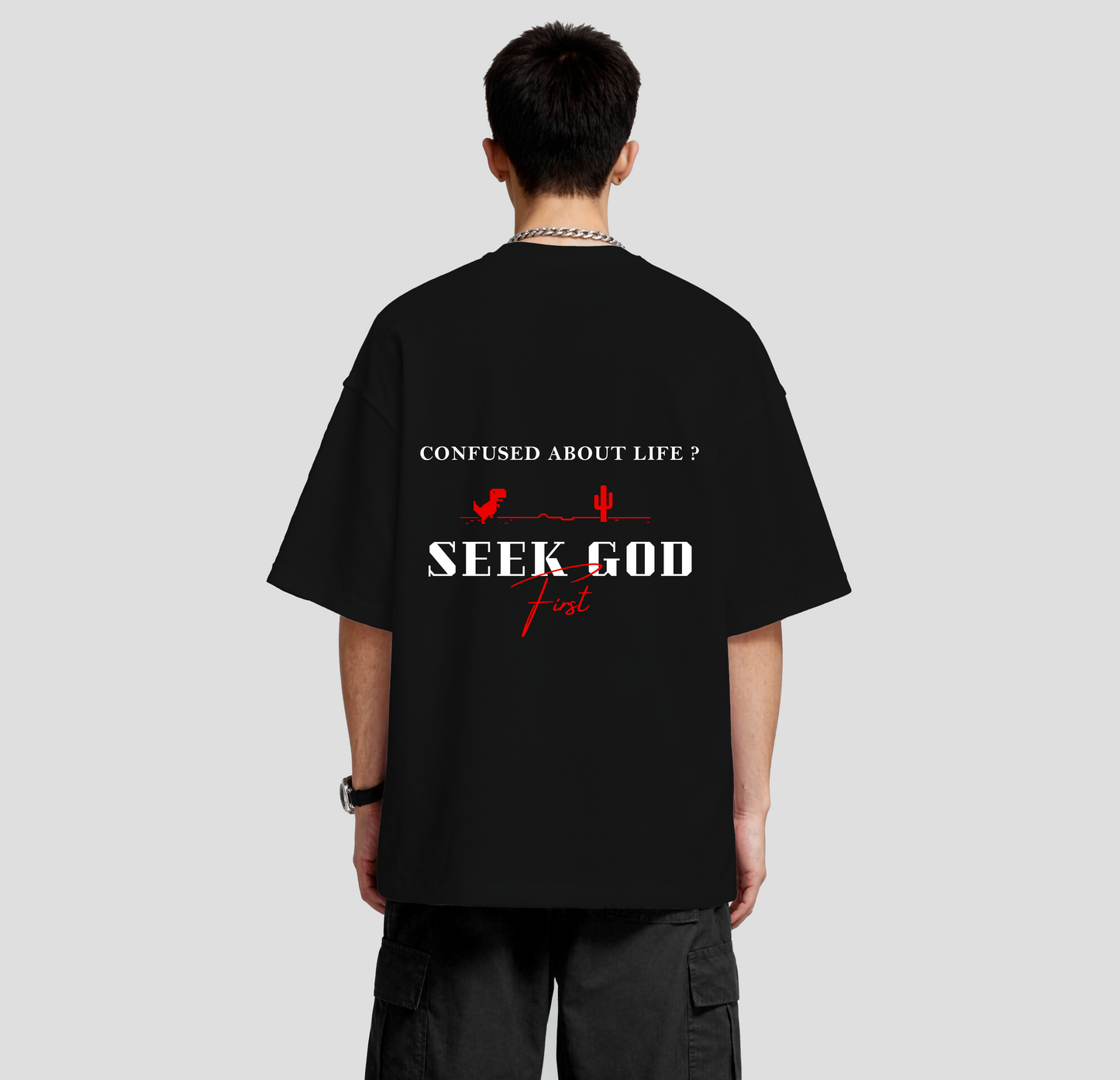 Seek God First - Oversized  Tee