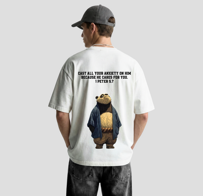 He Cares – Oversized Tee
