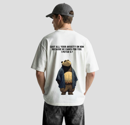 He Cares – Oversized Tee