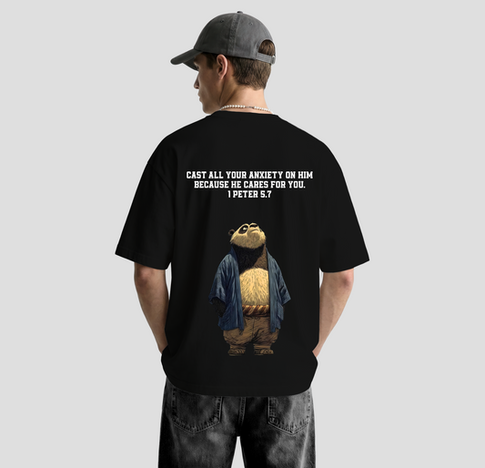 He Cares – Oversized Tee