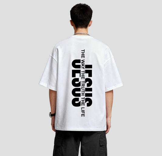 The Way The Truth The Life – Jesus | Oversized Tee