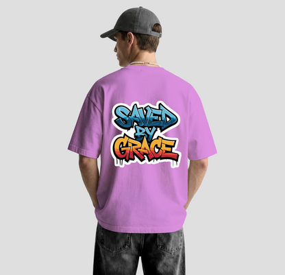 Saved By Grace – Oversized Tee