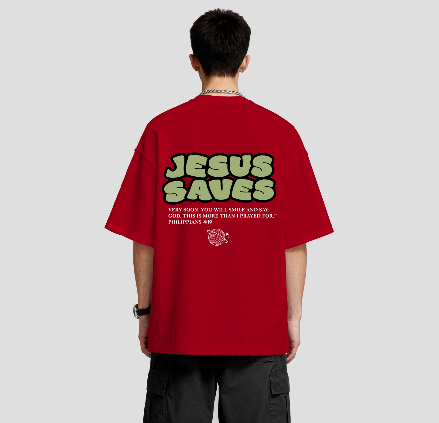 Jesus Saves - Oversized Tee