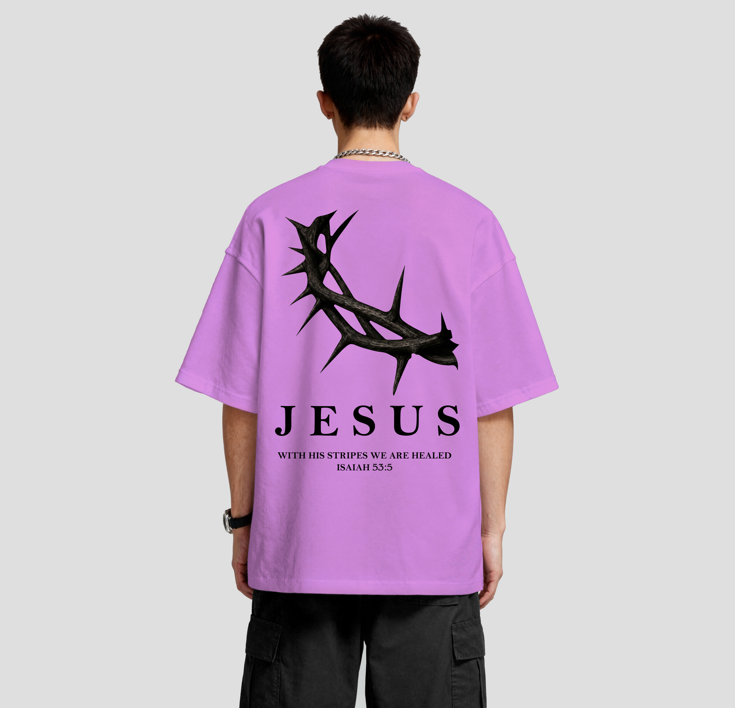 Jesus Crown of Thorns – Oversized Tee