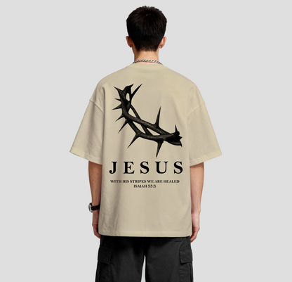 Jesus Crown of Thorns – Oversized Tee