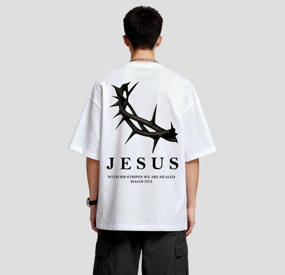 Jesus Crown of Thorns – Oversized Tee
