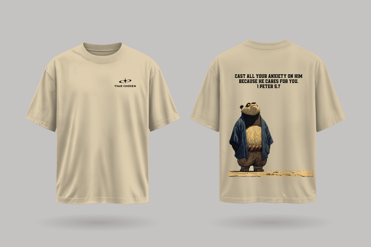 He Cares – Oversized Tee