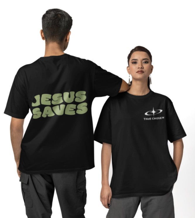 Jesus Saves - Oversized Tee