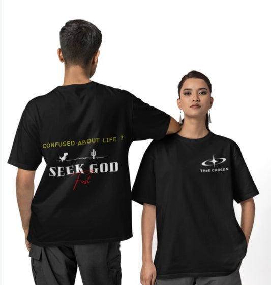 Seek God First - Oversized  Tee