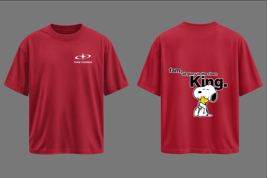 Fam, all glory to the risen KING - Oversized Tee