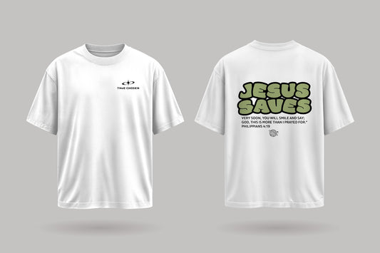 Jesus Saves - Oversized Tee
